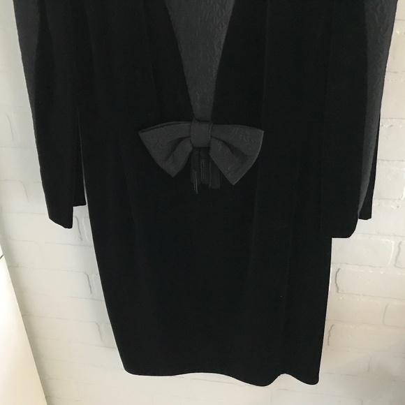 Louis Feraud Black and Gray Dress - Picture 3 of 8